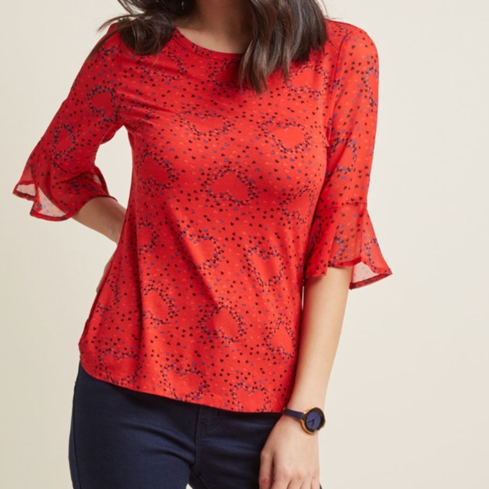 Romantic Bell Sleeve Top